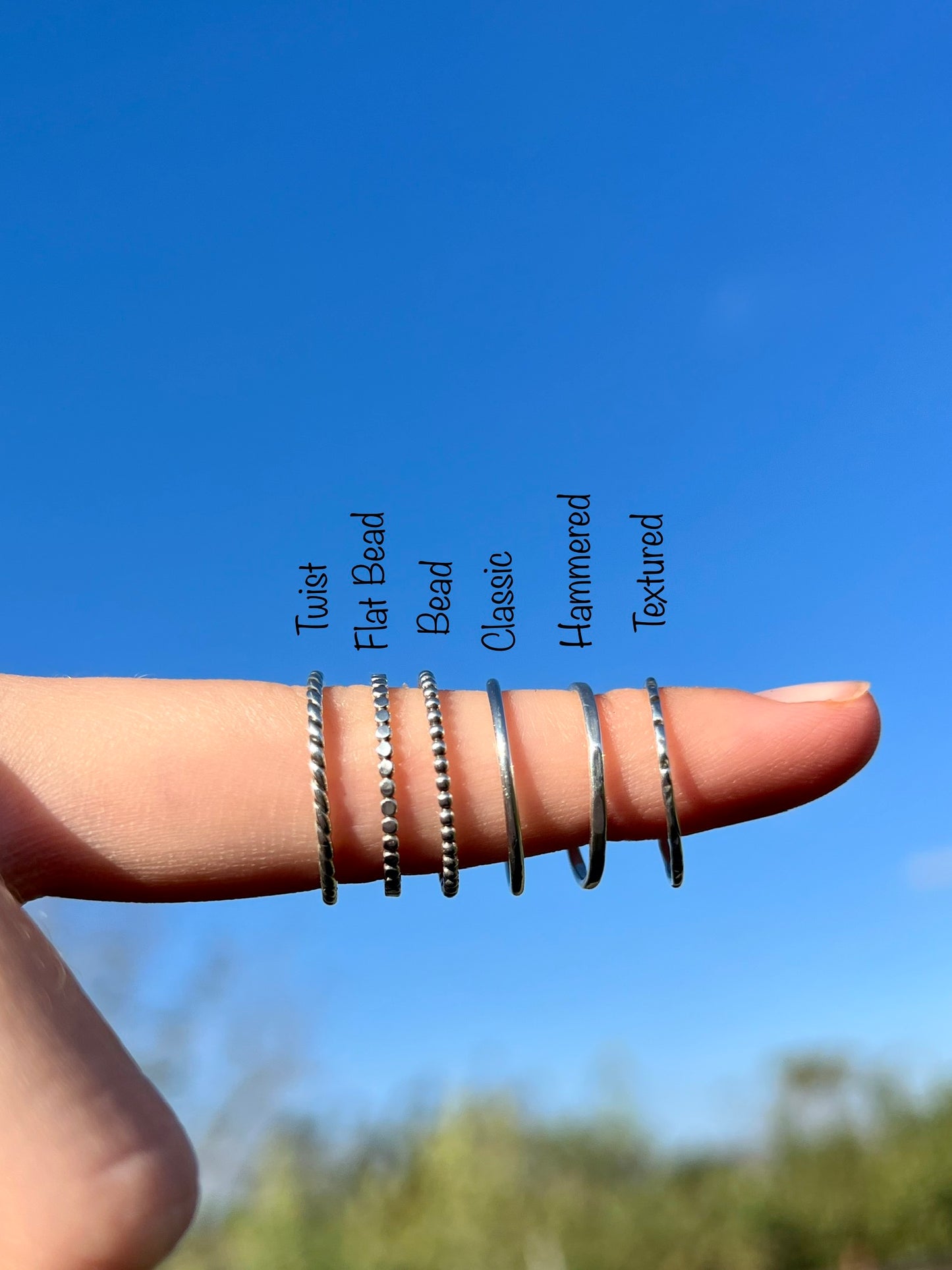 Sterling Silver Stackable ring Sets