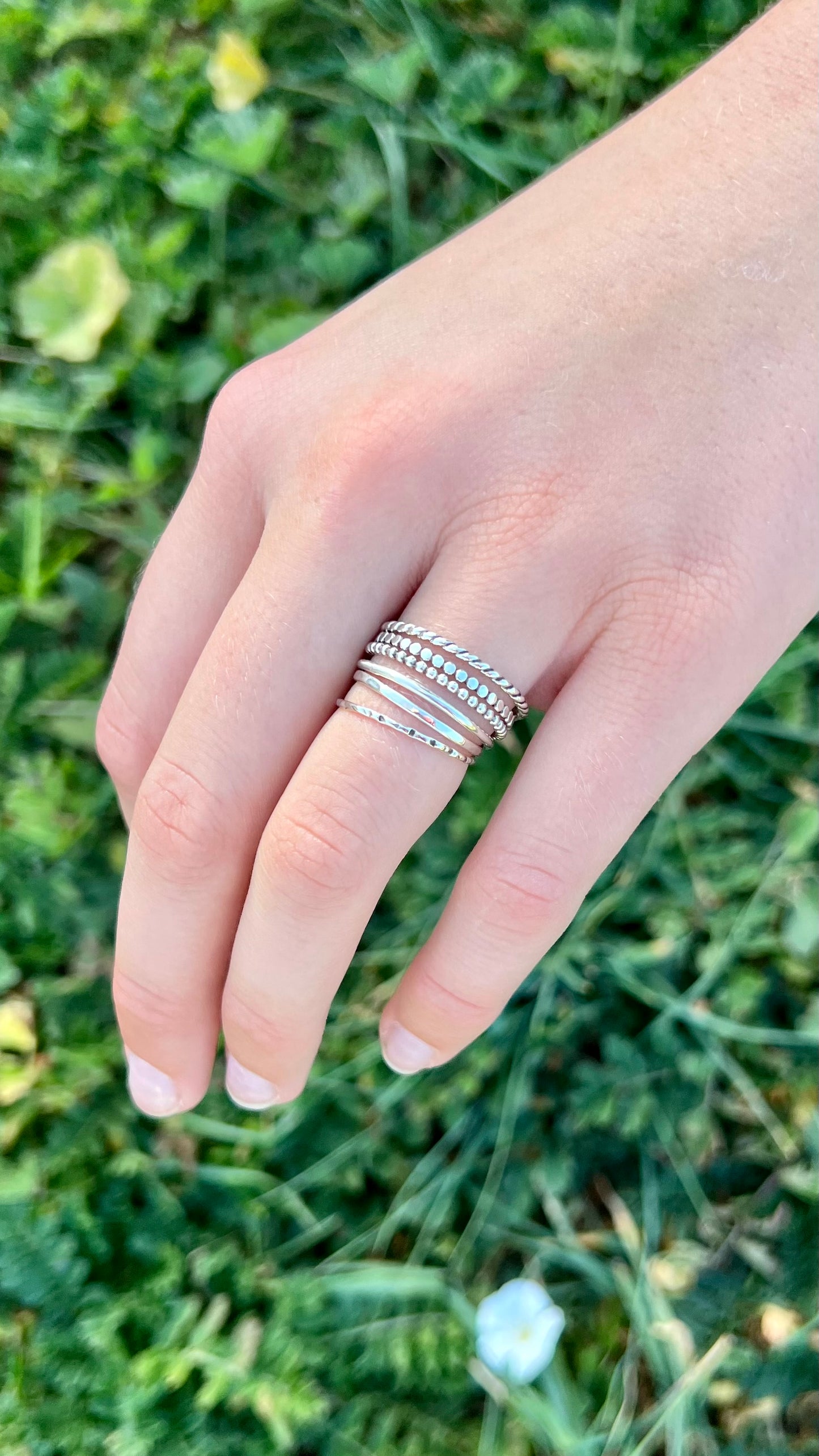 Sterling Silver Stackable rings
