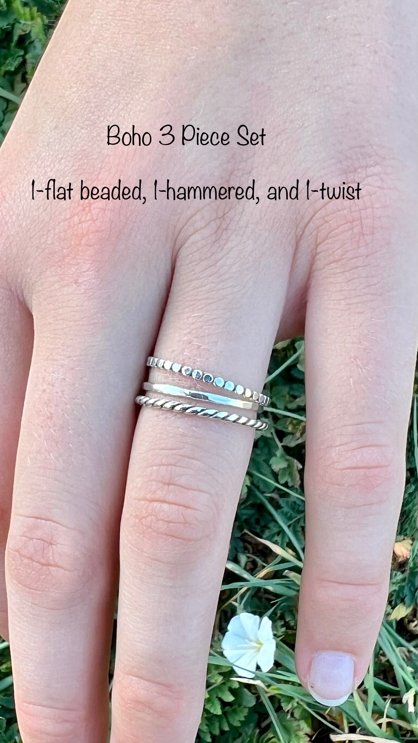 Sterling Silver Stackable ring Sets