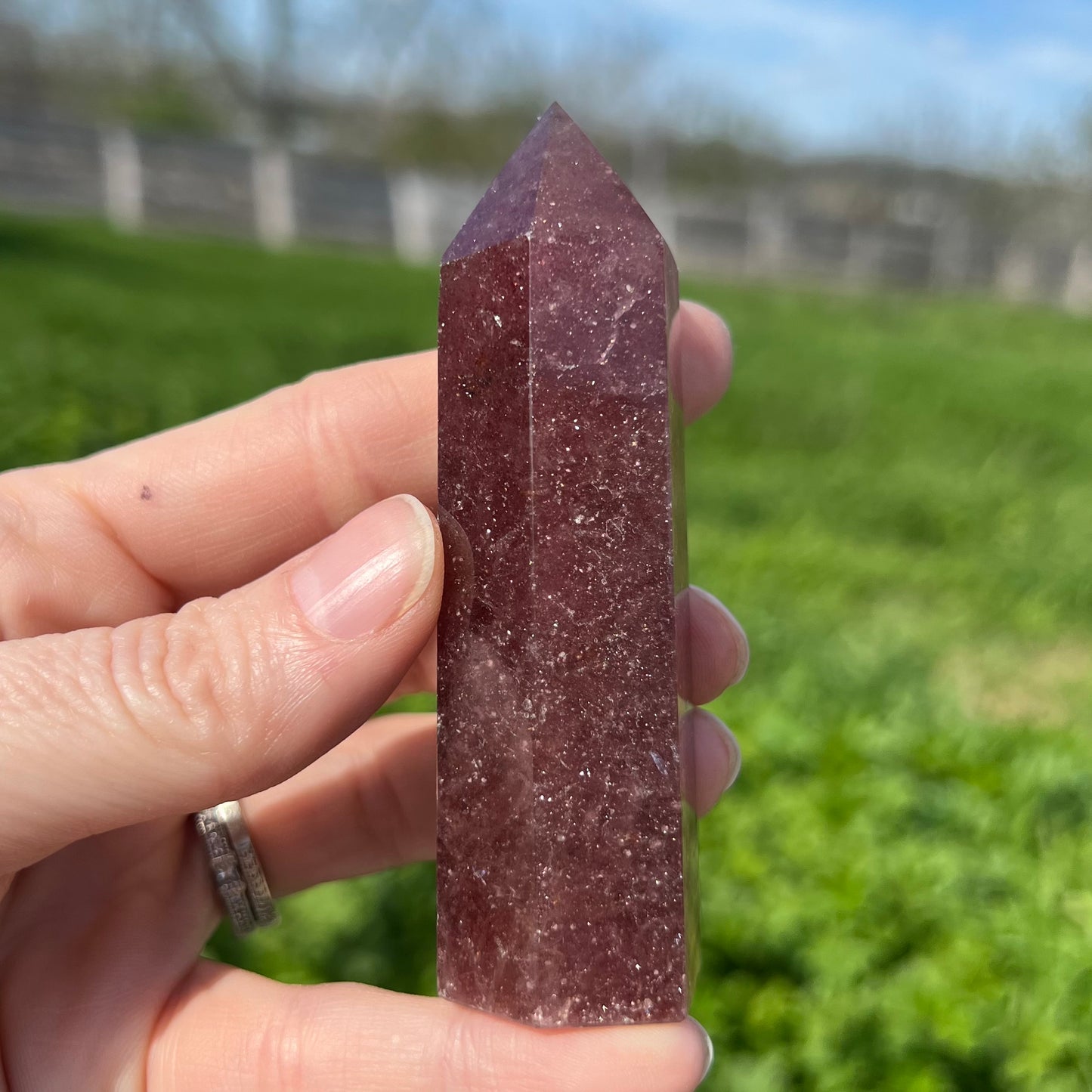 Strawberry Quartz Point