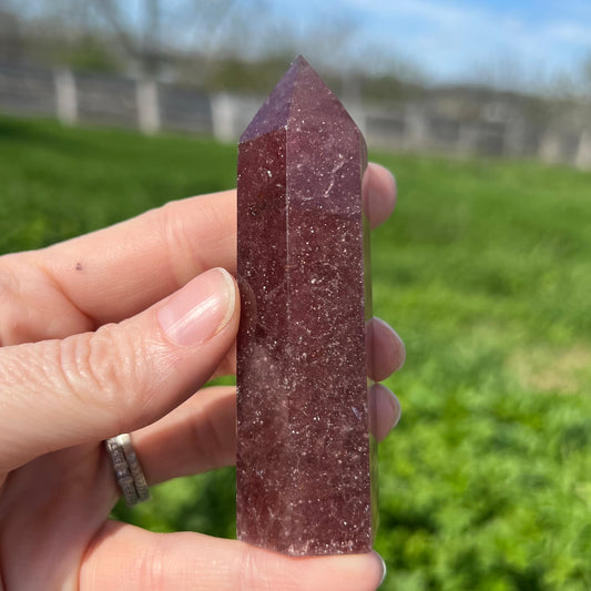 Strawberry Quartz Point