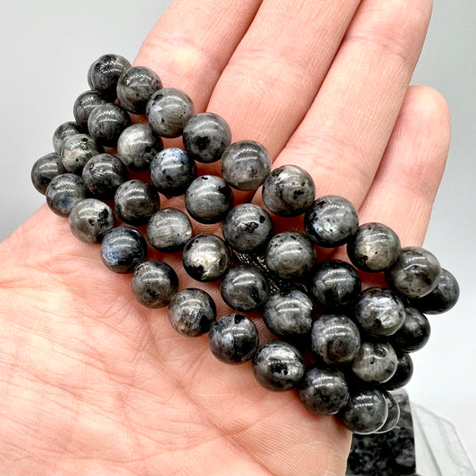 Larvikite Bracelet - PTSD, New Beginnings, Transformation, Change, Joy
