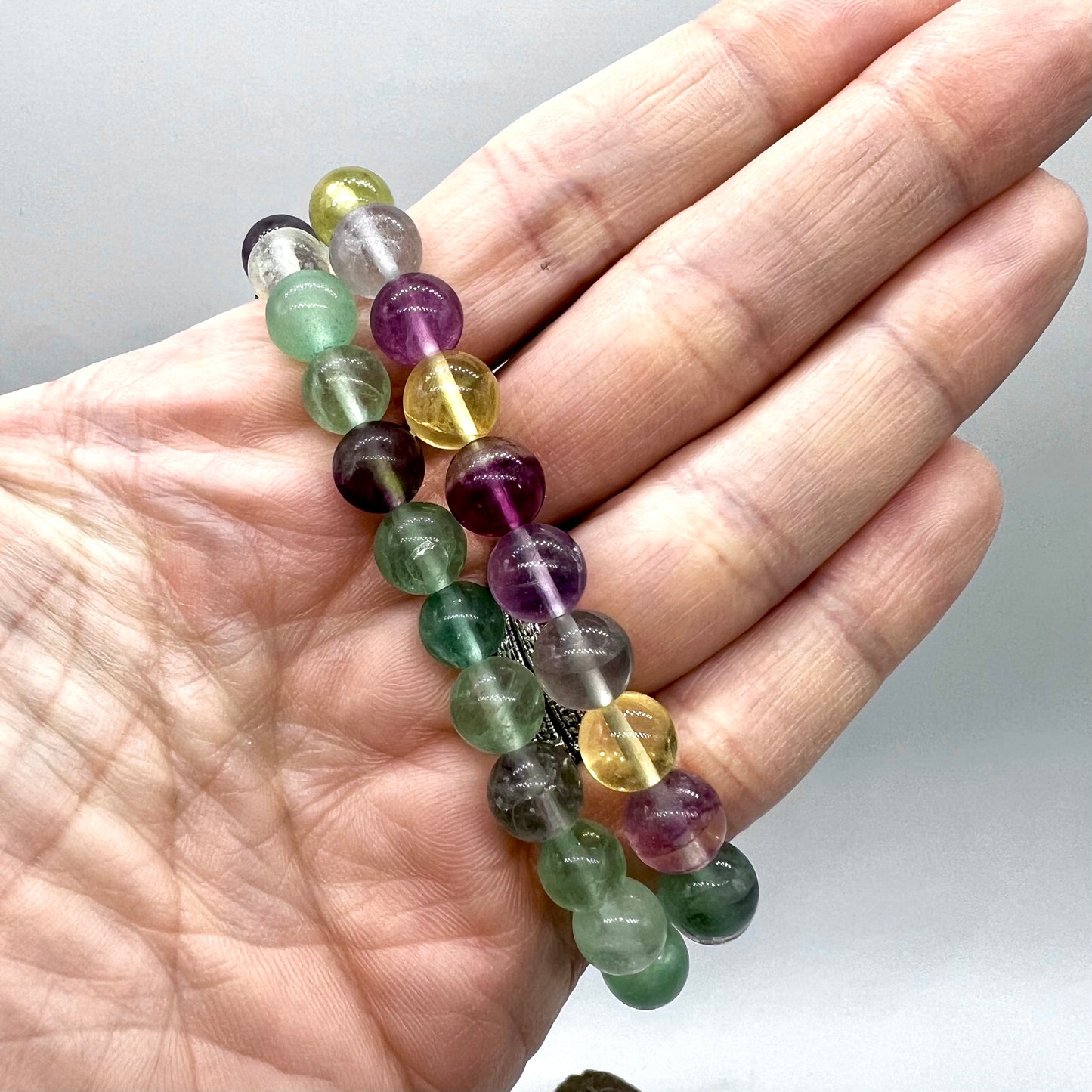 Fluorite Bracelet - Clarity, Balance, Protection, Cleansing