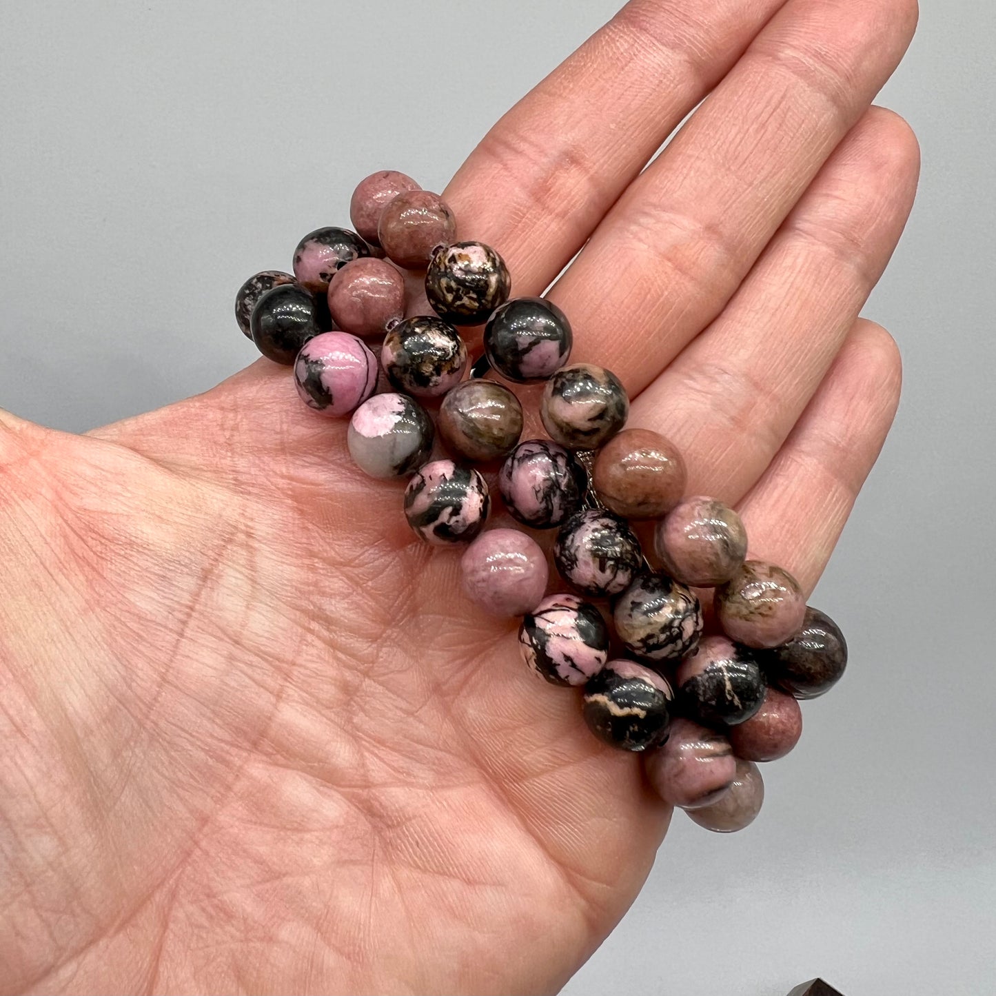 Rhodonite Bracelet - Clarity, Dreams, Calm, Love, Confidence