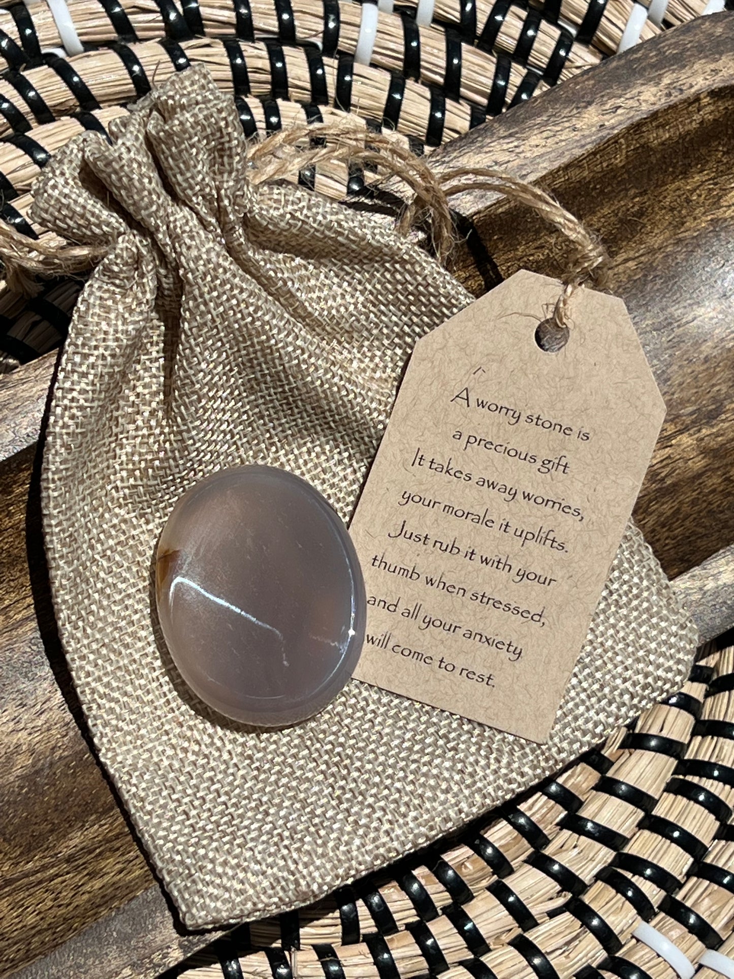 Worry Stone Gift set-Oval Shape
