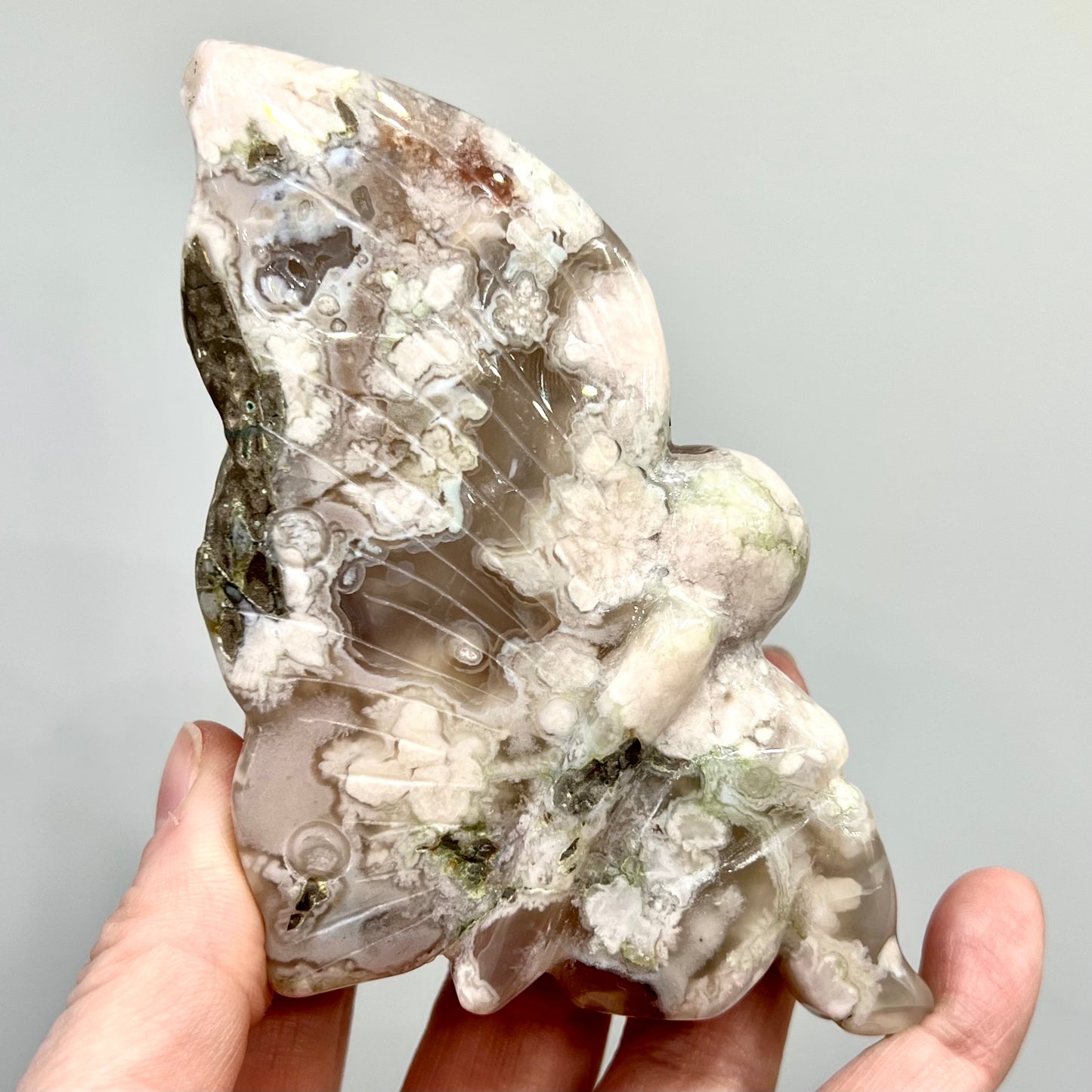 Fairy Flower Agate Carving
