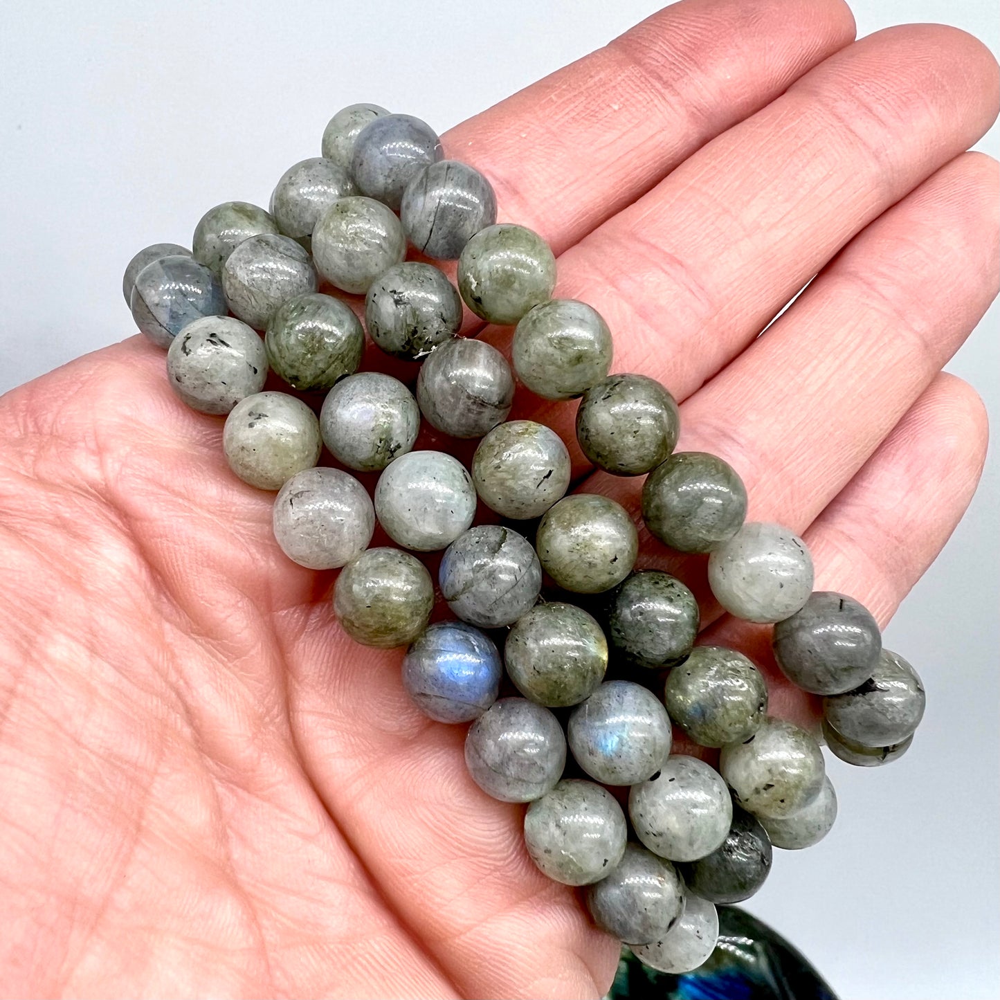Labradorite Bracelet - Transformation, Intuition, Protection, Stress Anxiety Relief