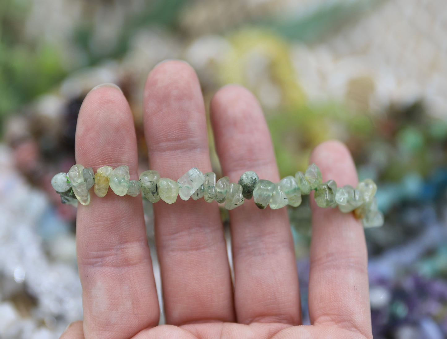 Crystal Chip Bracelet