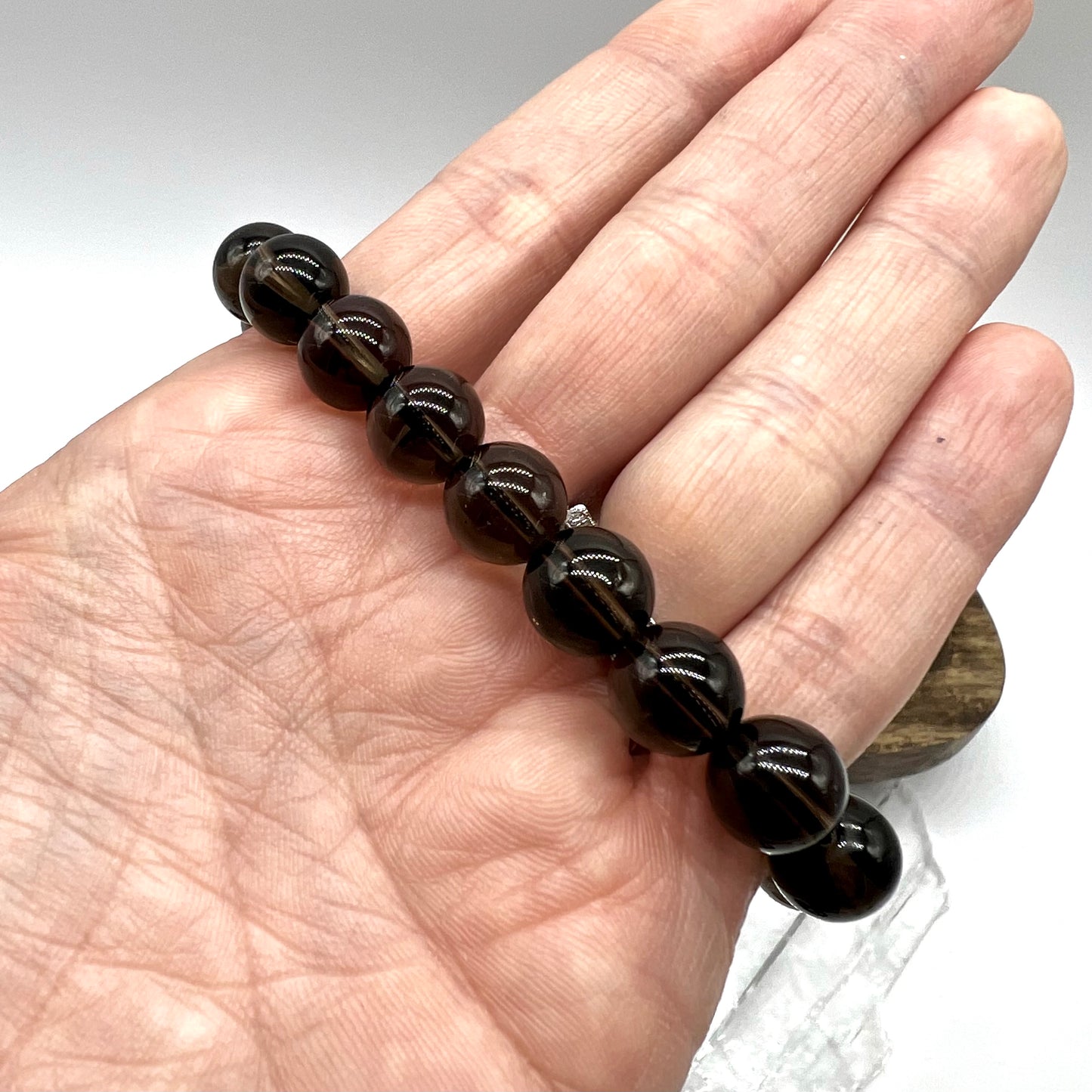 Smokey Quartz Bracelet - Calm, Lifts Depression, Intuition, Positivity