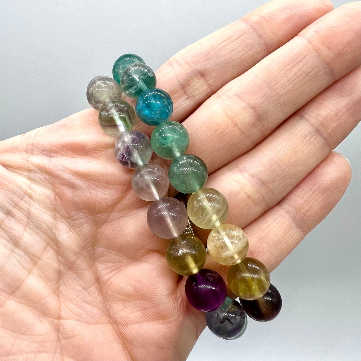 Fluorite Bracelet - Clarity, Balance, Protection, Cleansing