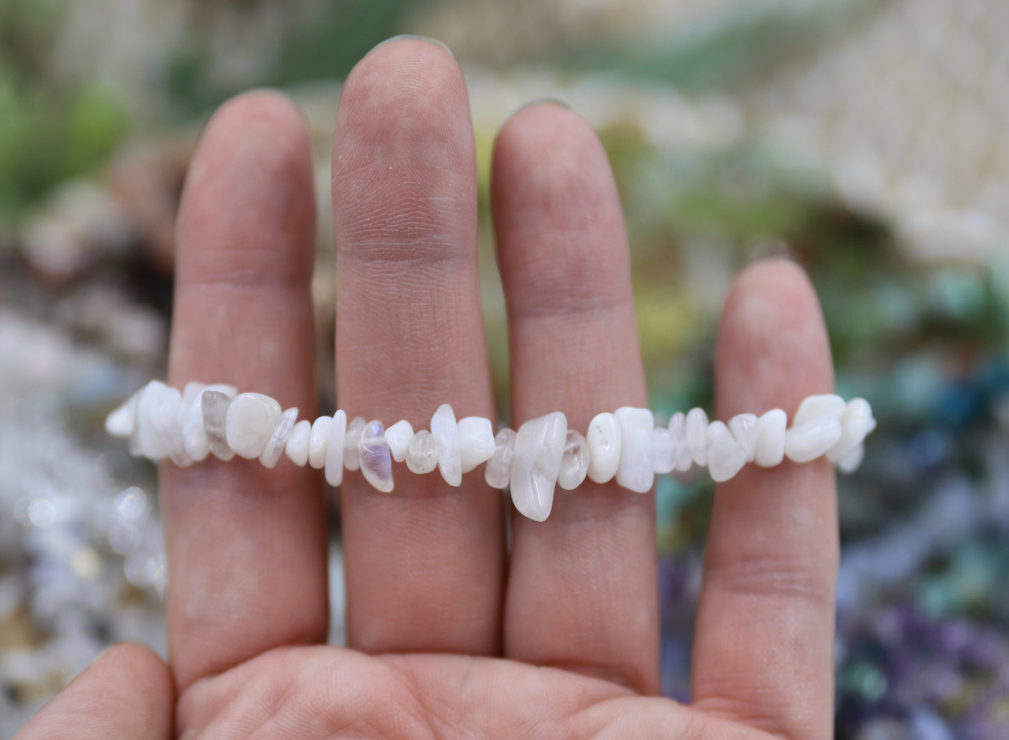 Crystal Chip Bracelet