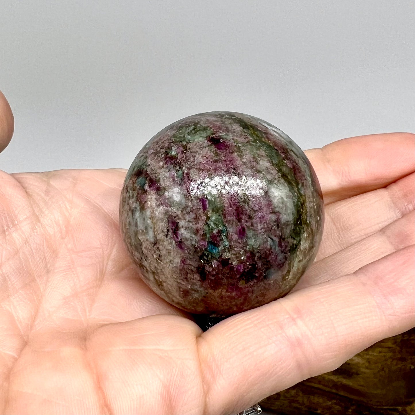 Ruby Kyanite Sphere Small