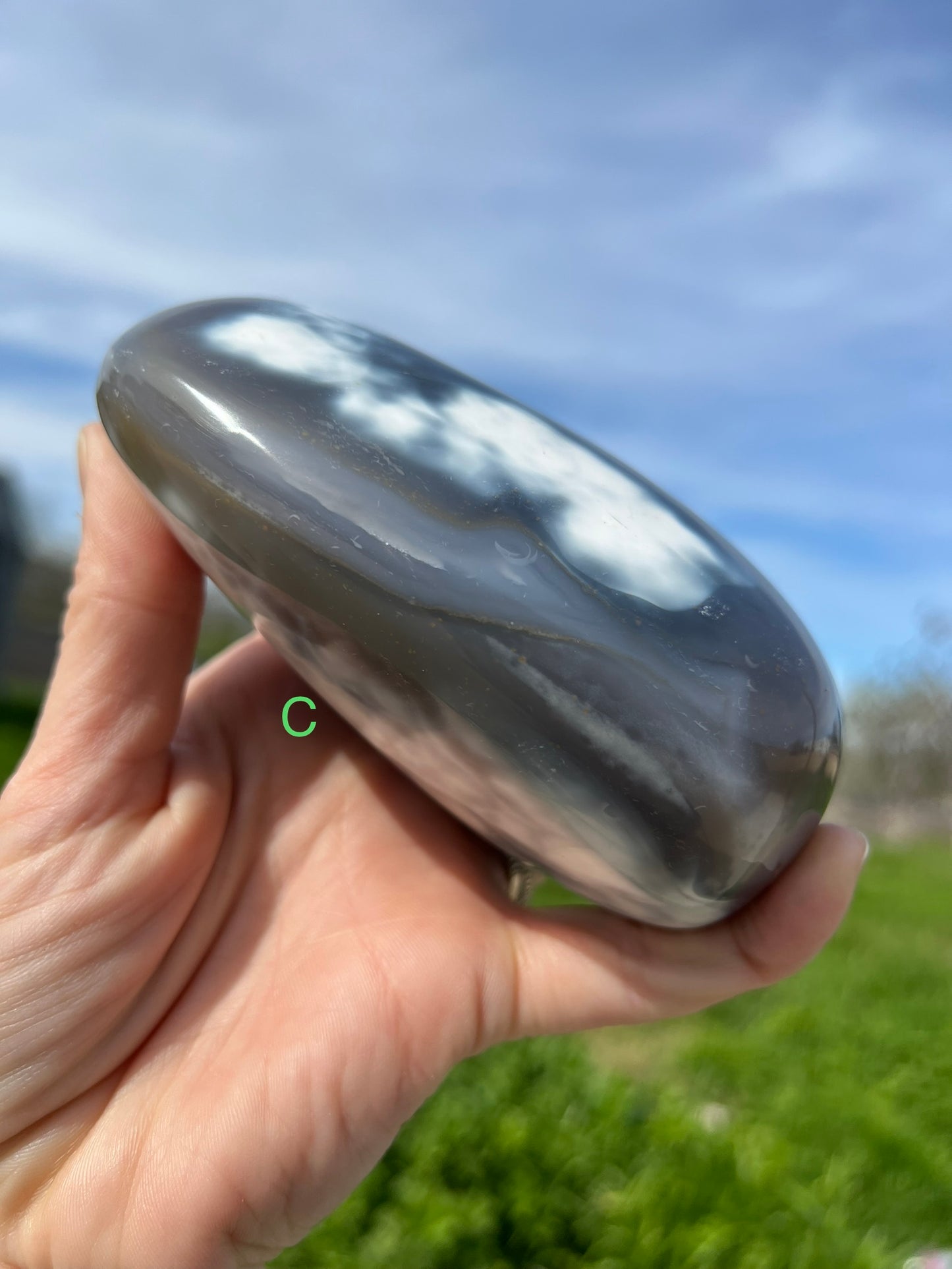 Blue Orca Agate Free Form