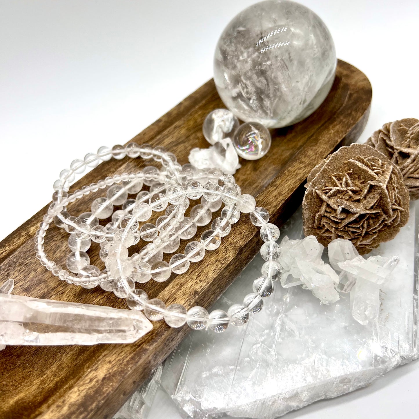 Clear Quartz Bracelet - Clarity, the master healer, purify energy