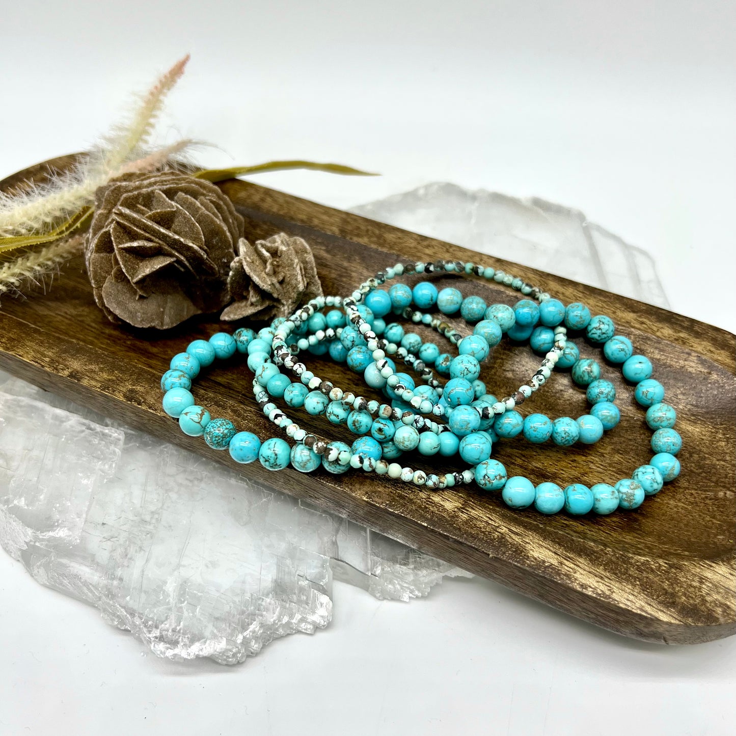 Turquoise Bracelet - Communication, Anxiety, Stress, Confidence, Emotional Balance, Travel, Empathy