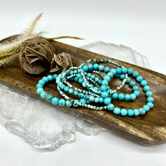 Turquoise Bracelet - Communication, Anxiety, Stress, Confidence, Emotional Balance, Travel, Empathy