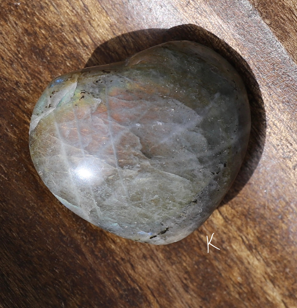 Sunset Labradorite Small Heart