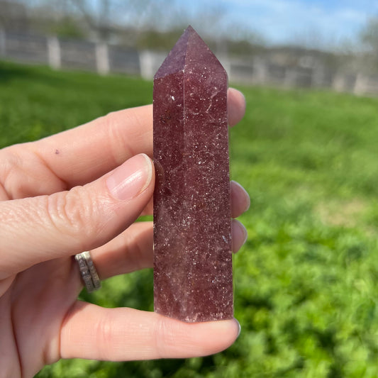 Strawberry Quartz Point