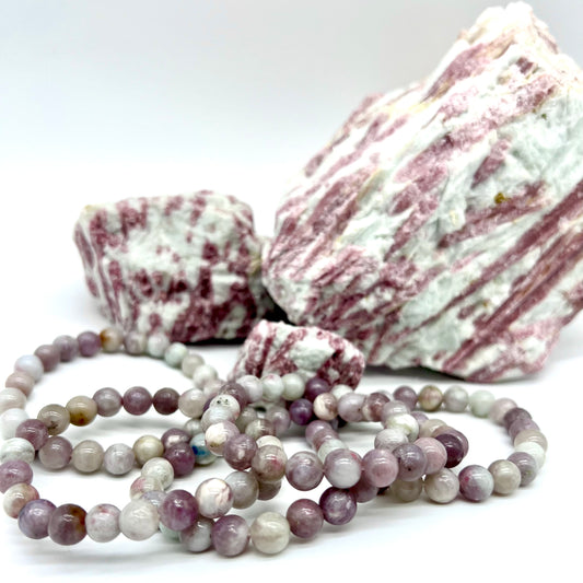 Pink Tourmaline Bracelet - Love, Compassion, Emotional Healing, Self-Love, Calming, Anxiety