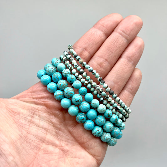 Turquoise Bracelet - Communication, Anxiety, Stress, Confidence, Emotional Balance, Travel, Empathy