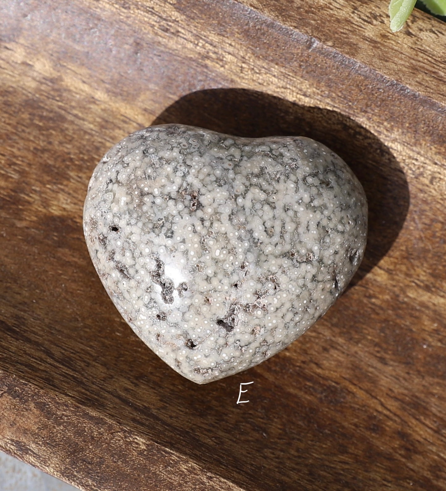 Orbicular Ocean Jasper Heart