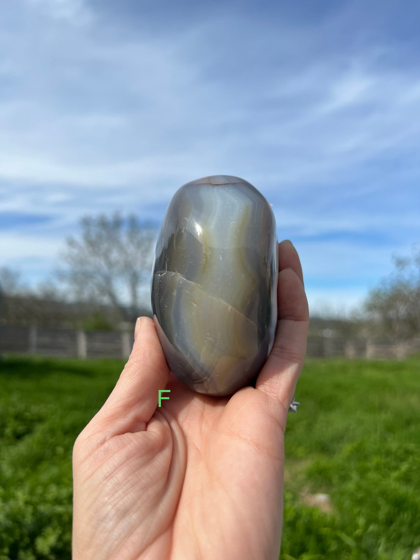Blue Orca Agate Free Form