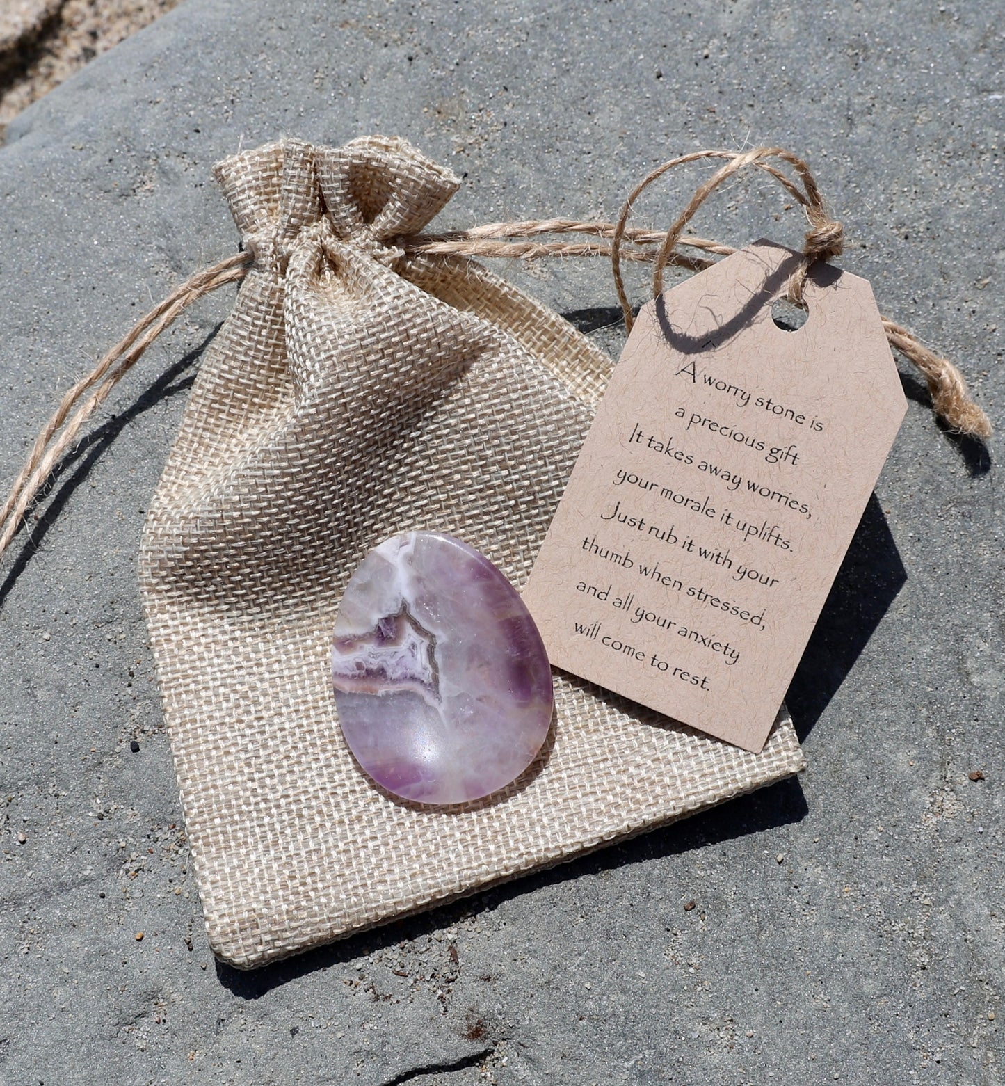 Worry Stone Gift set-Oval Shape