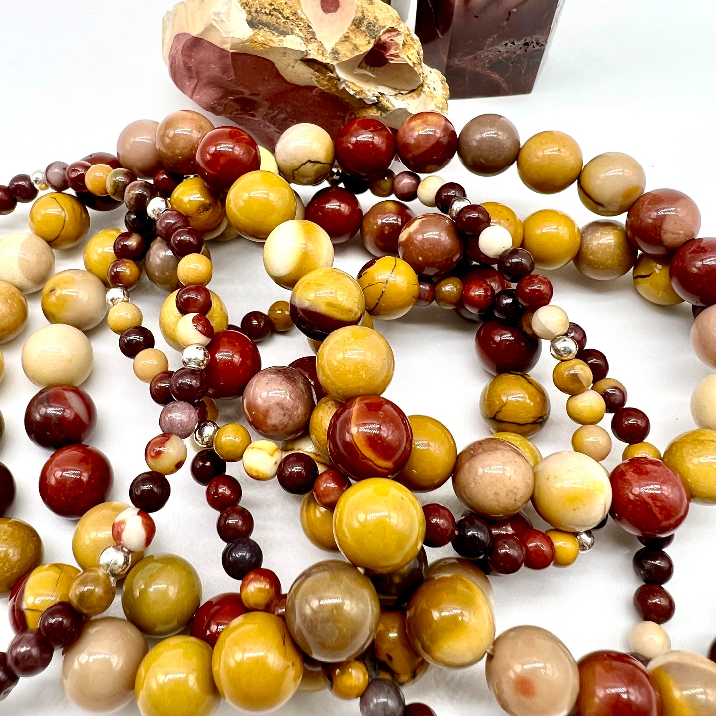 Mookaite Bracelet - Grounding, Joy, Trust, PTSD, Support, Emotional Growth