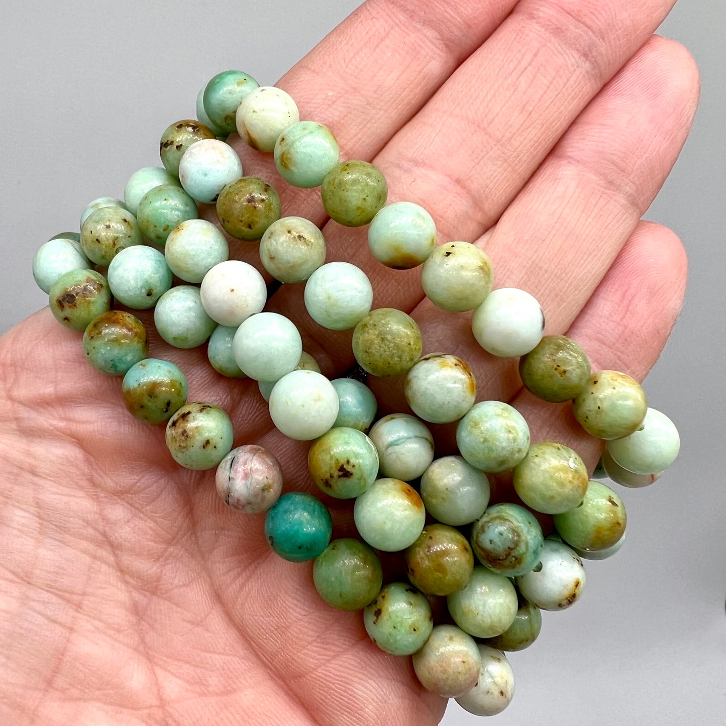 Mongolian Turquoise Bracelet -Communication, Anxiety, Stress, Confidence, Emotional Balance, Travel, Empathy