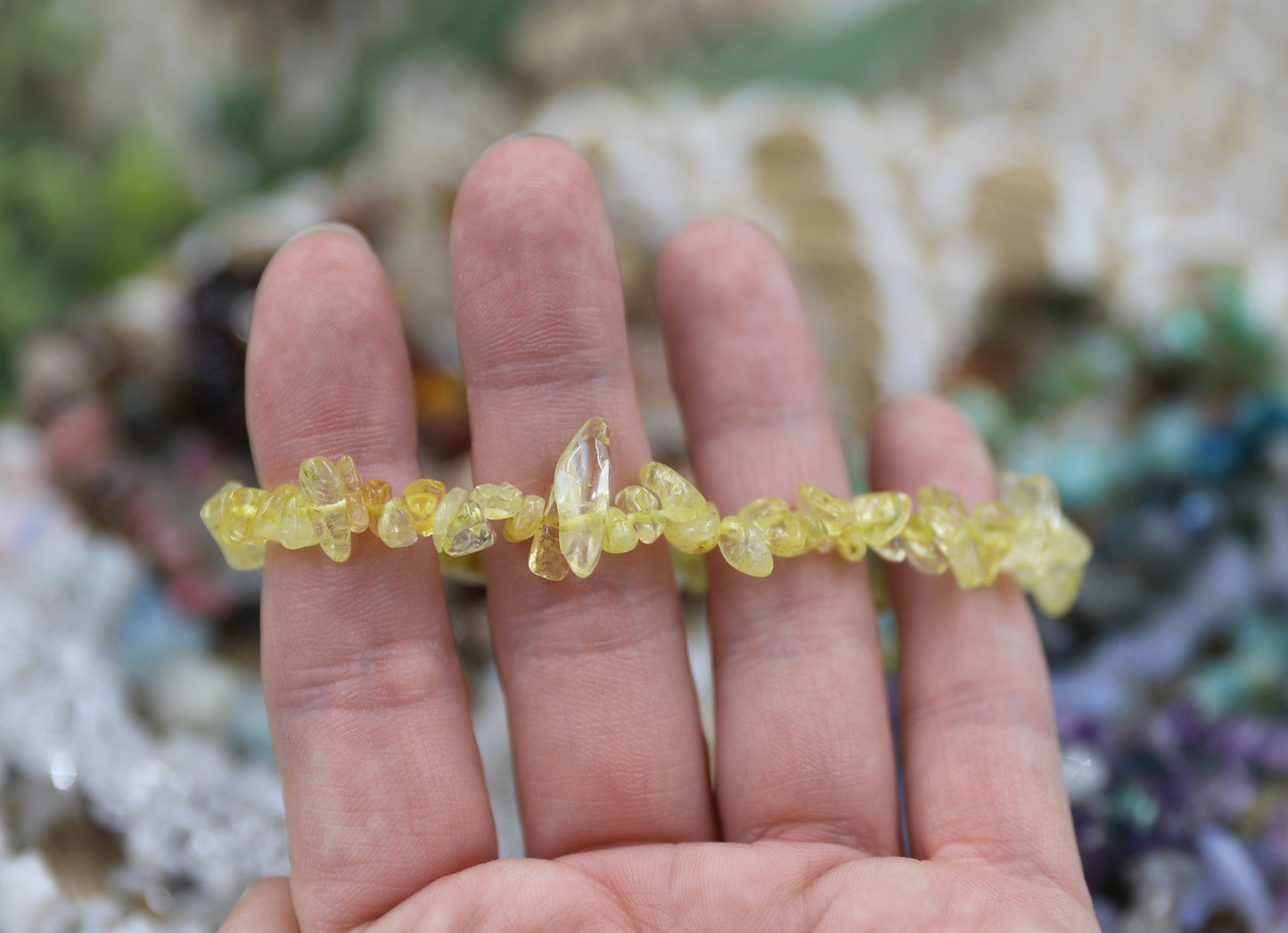Crystal Chip Bracelet