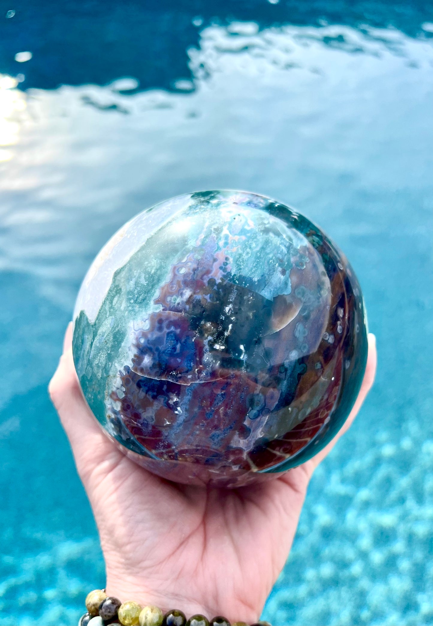 Ocean Jasper Sphere XL