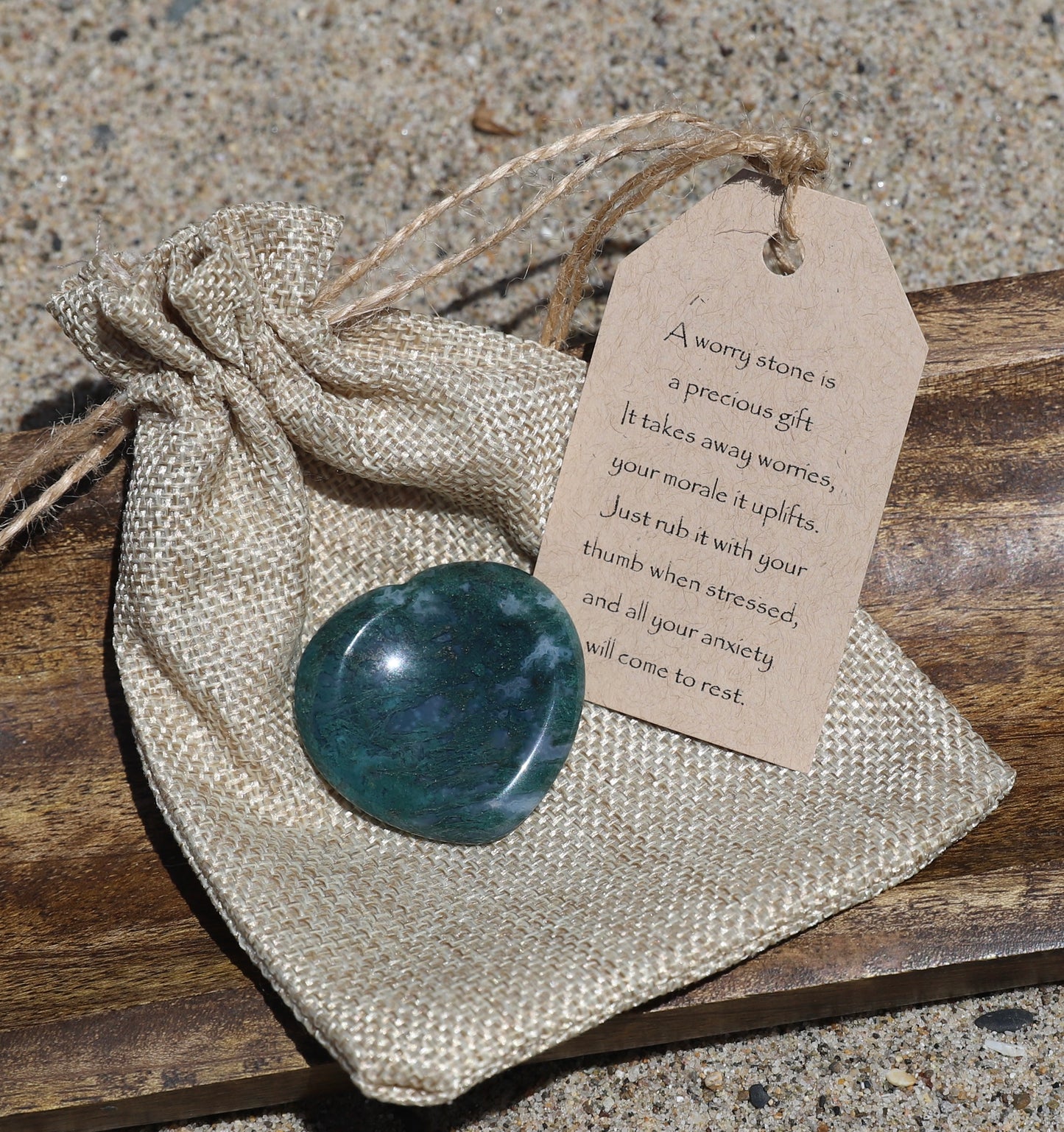 Worry Stone Gift set-Heart Shape
