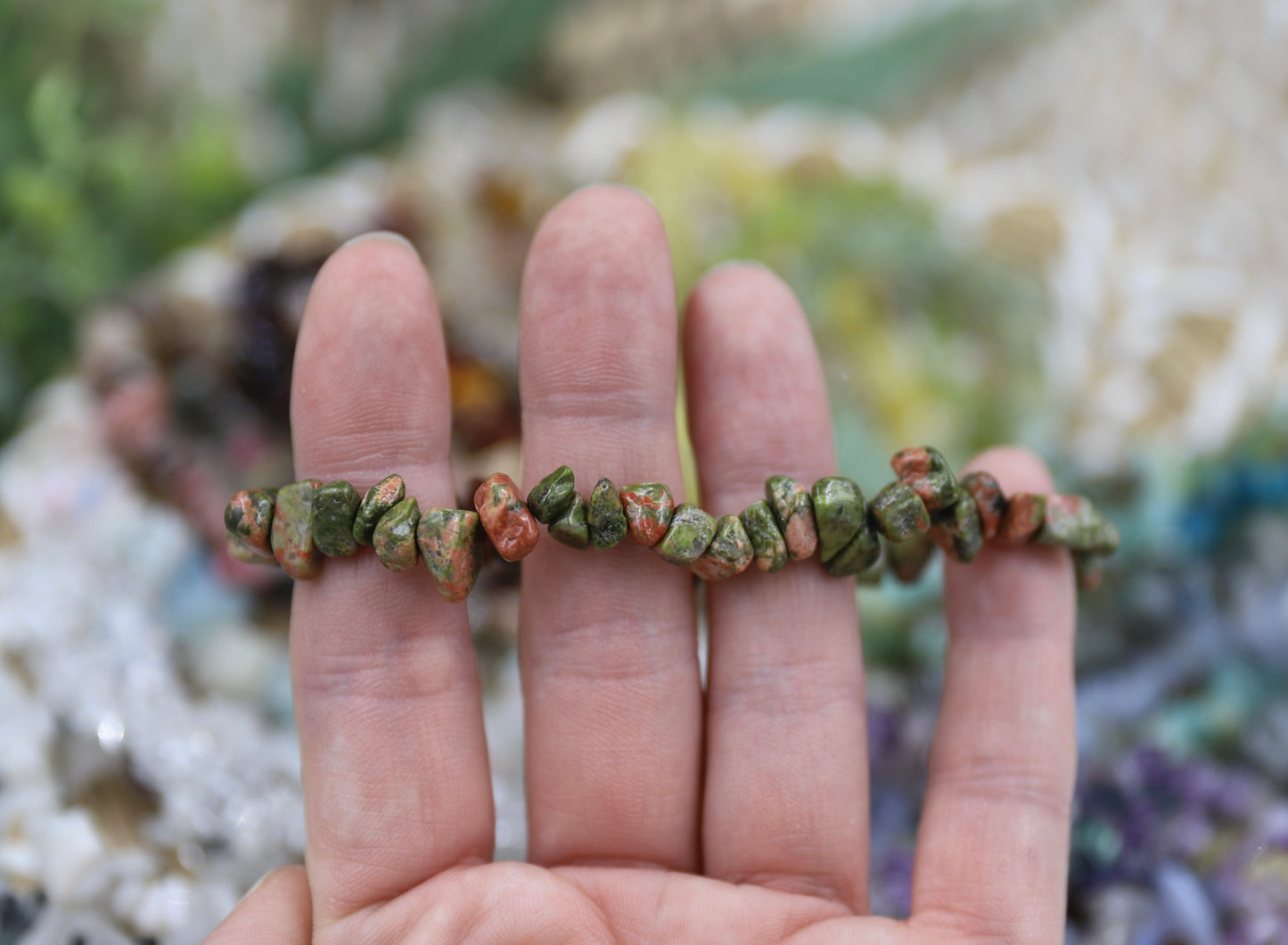 Crystal Chip Bracelet