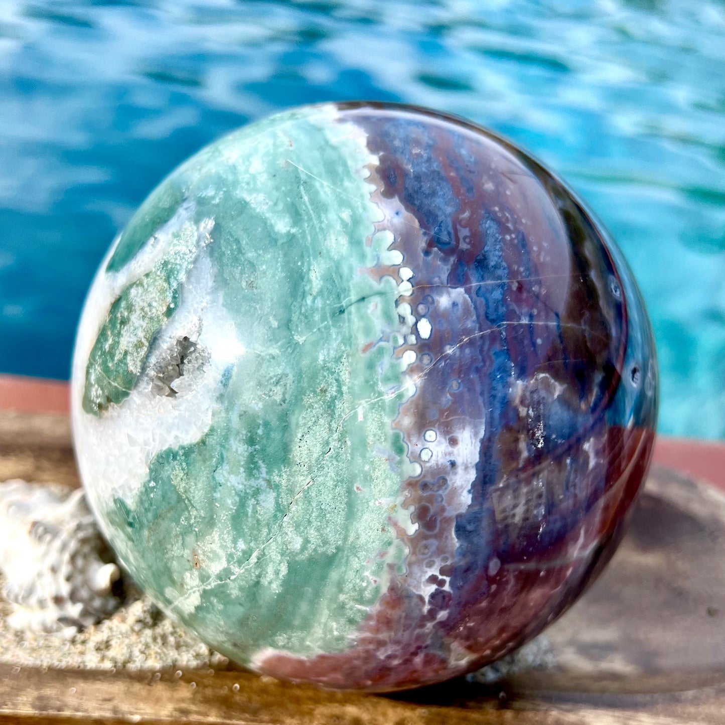 Ocean Jasper Sphere XL