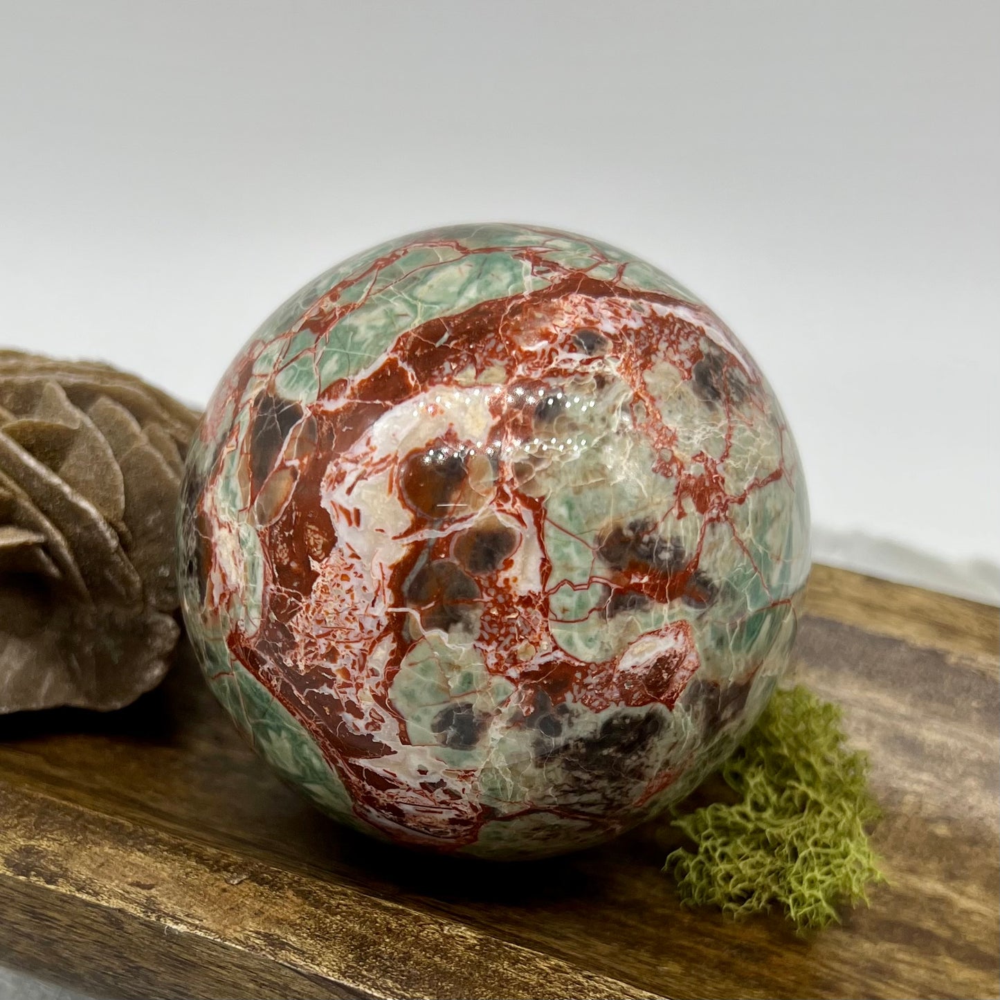 Money/Coin Agate Sphere - The Fortune Stone