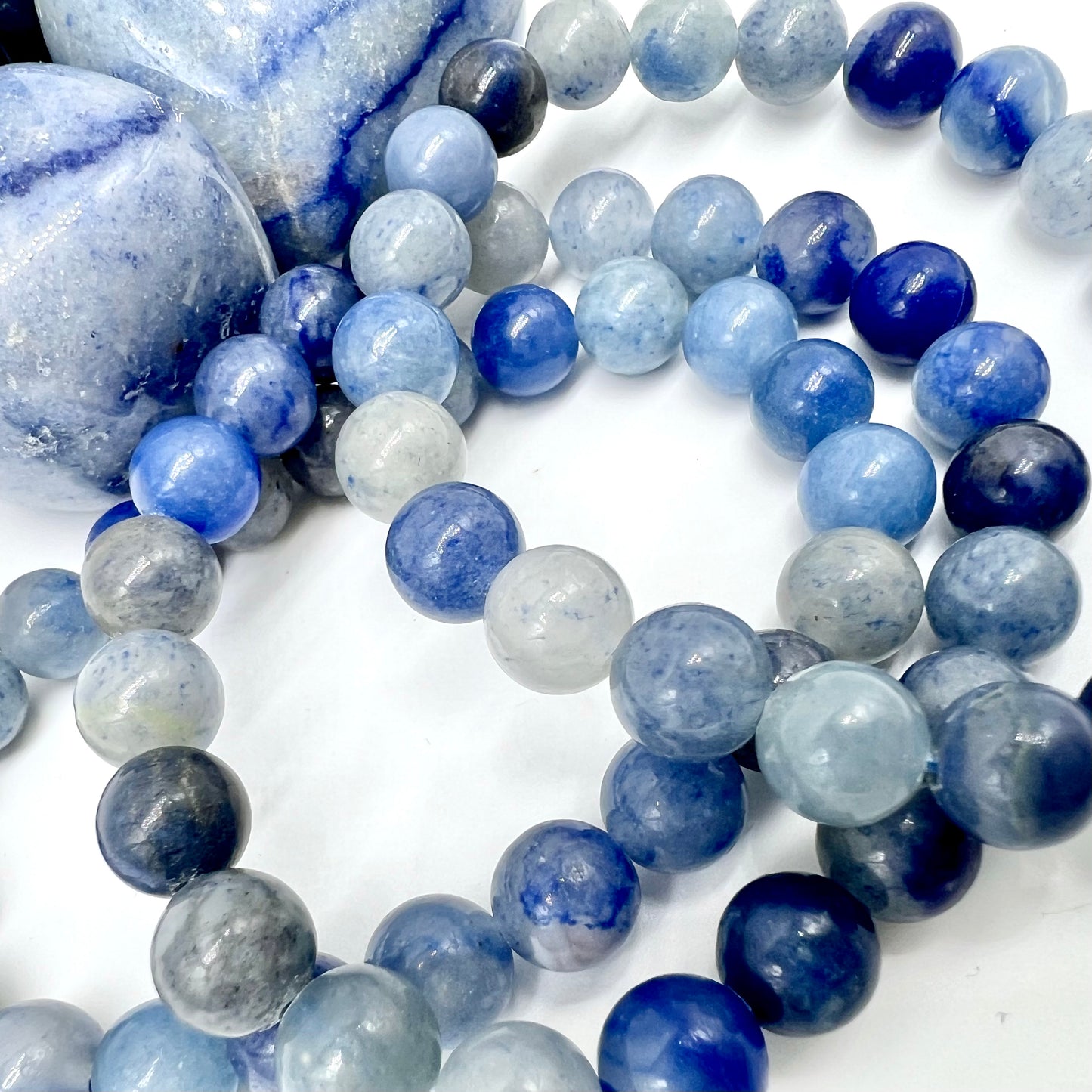 Blue Aventurine Bracelet - Relaxation, Growth, Inner Peace, Intuition