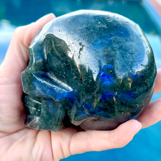Labradorite Skull Large