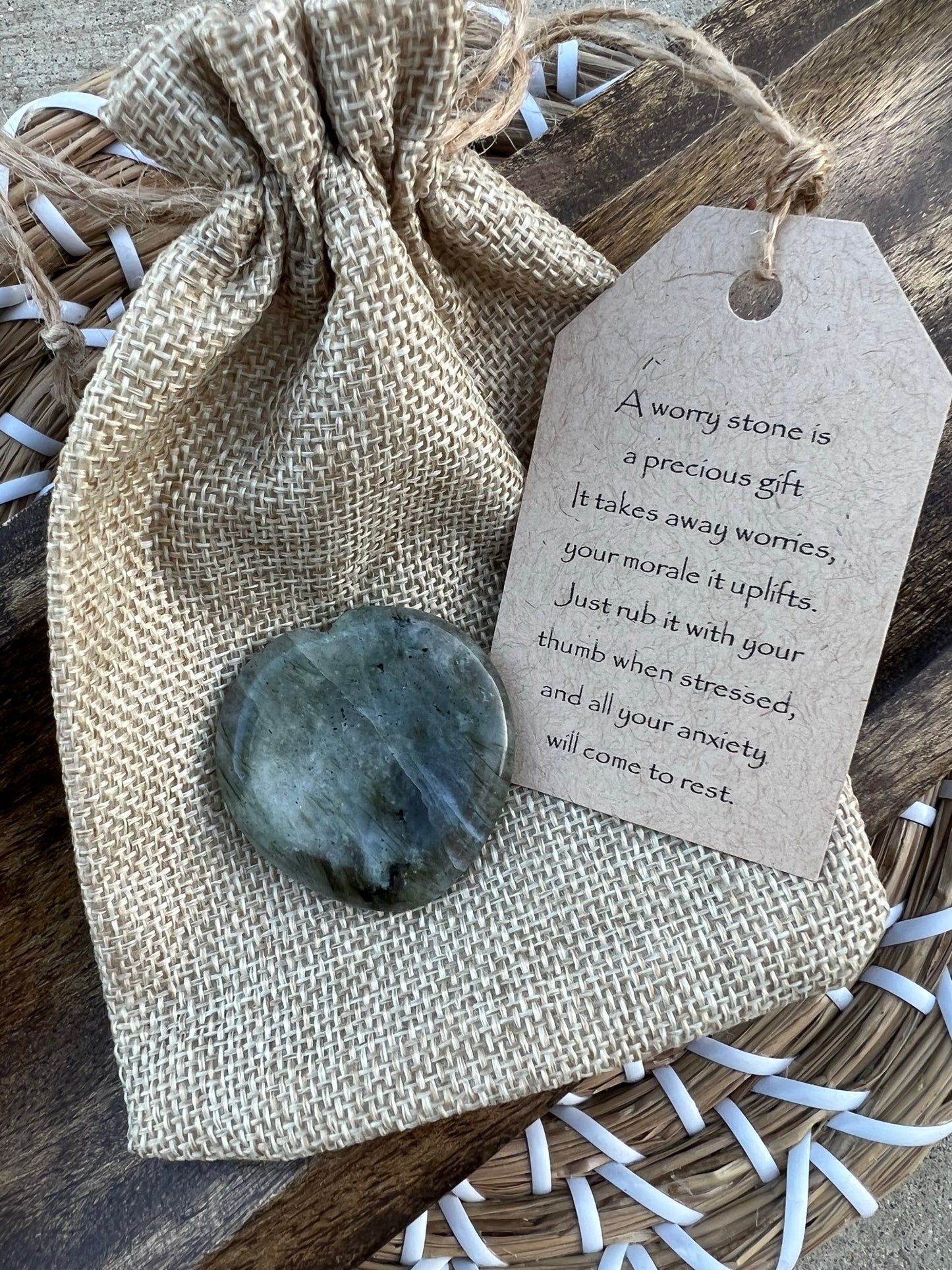 Worry Stone Gift set-Heart Shape