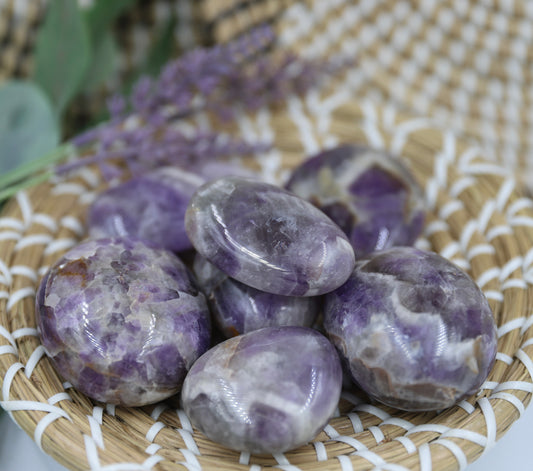 Dream Amethyst Palm Stone