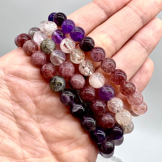 Super 7 Bracelet - Empowerment, Positivity, Clarity, Awareness, Sobriety, Wisdom