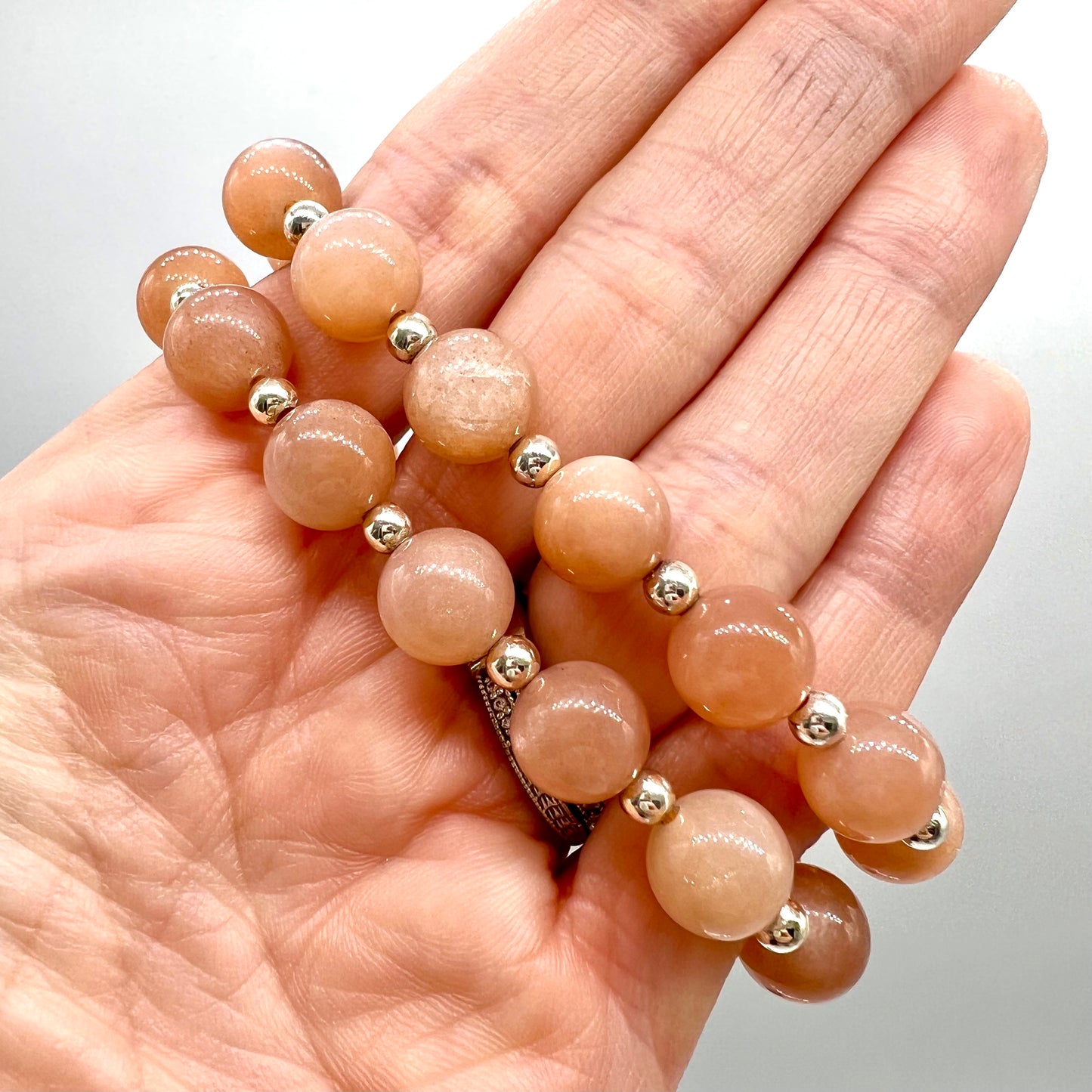 Sunstone / Arusha Bracelet - Joy, Releases Depression, Empowerment, strength, Protection