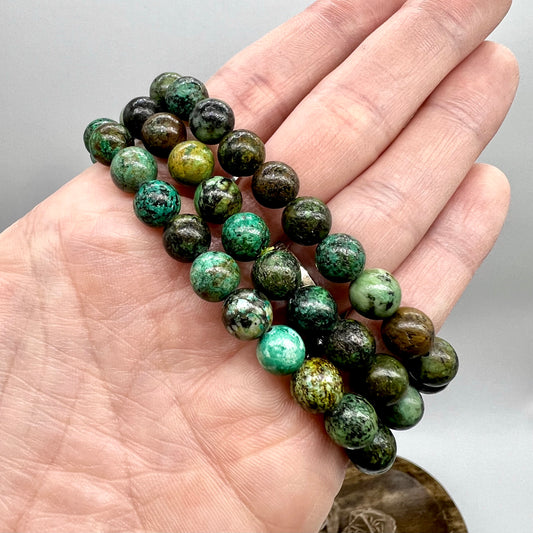 African Turquoise Bracelet - Evolution, Change, Transformation