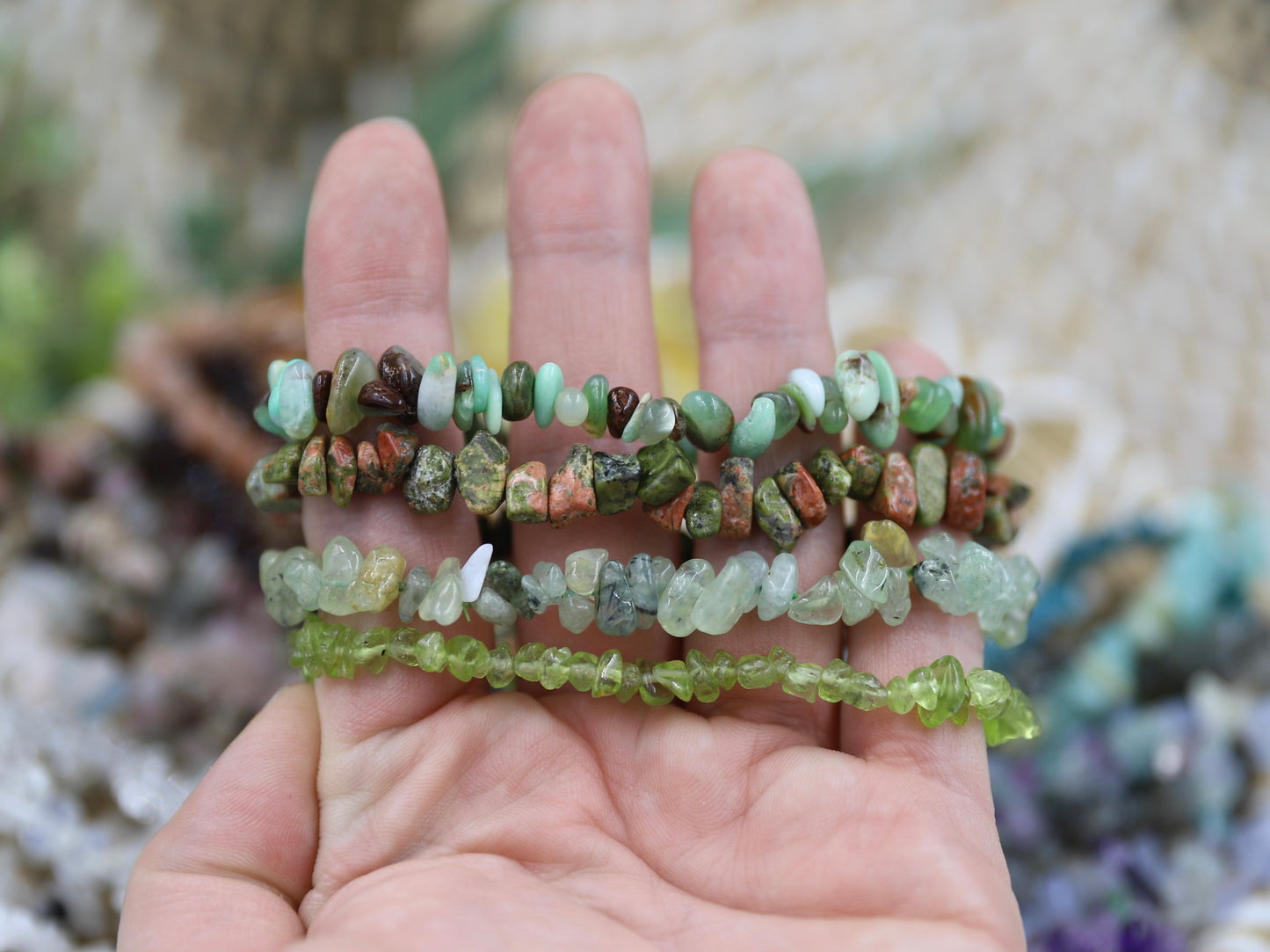 Crystal Chip Bracelet