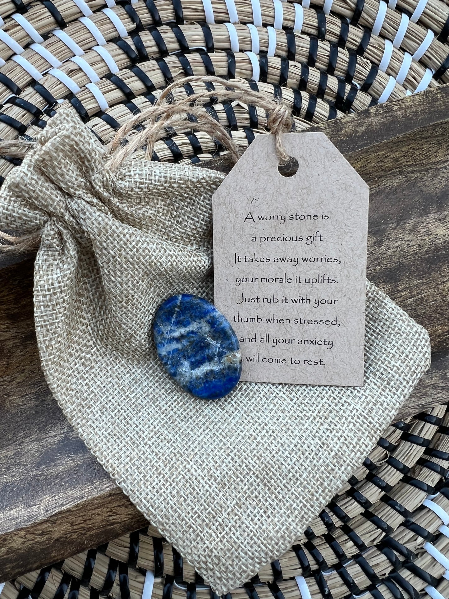 Worry Stone Gift set-Oval Shape