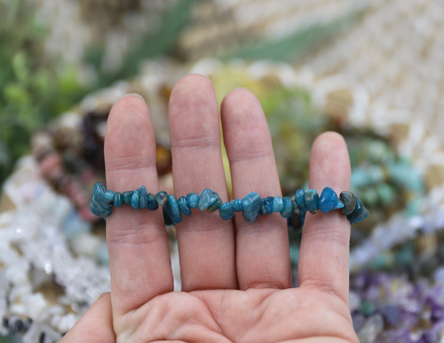 Crystal Chip Bracelet
