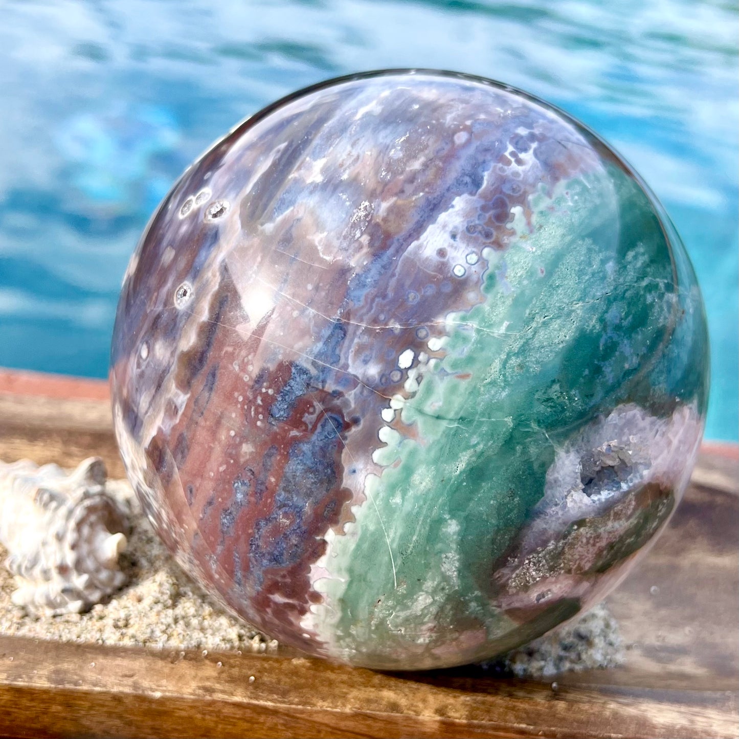Ocean Jasper Sphere XL