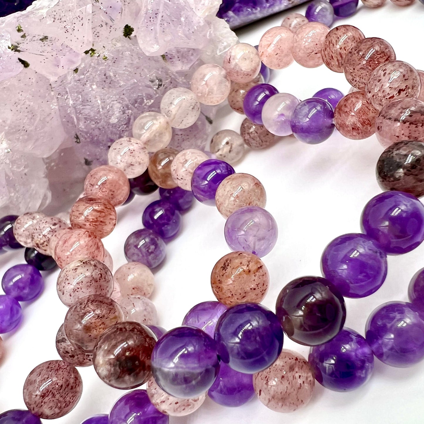 Super 7 Bracelet - Empowerment, Positivity, Clarity, Awareness, Sobriety, Wisdom