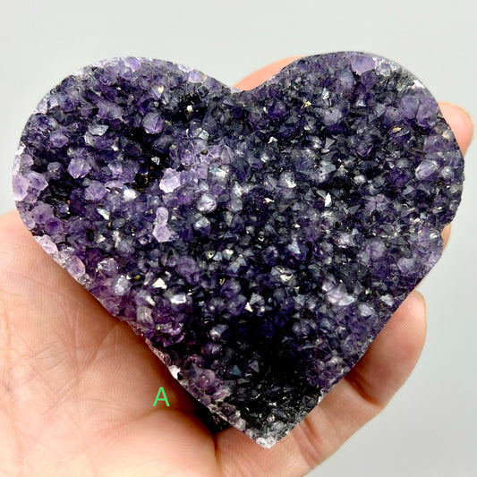Amethyst Geode Heart