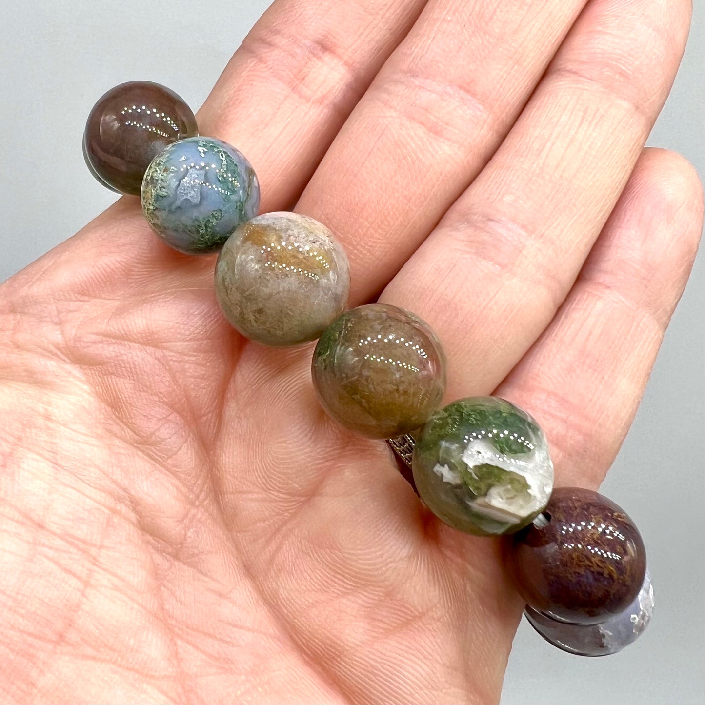 Ocean Jasper Bracelet - PTSD, Motivation, Happiness, Passion, Opportunities, Purification, Nurturing