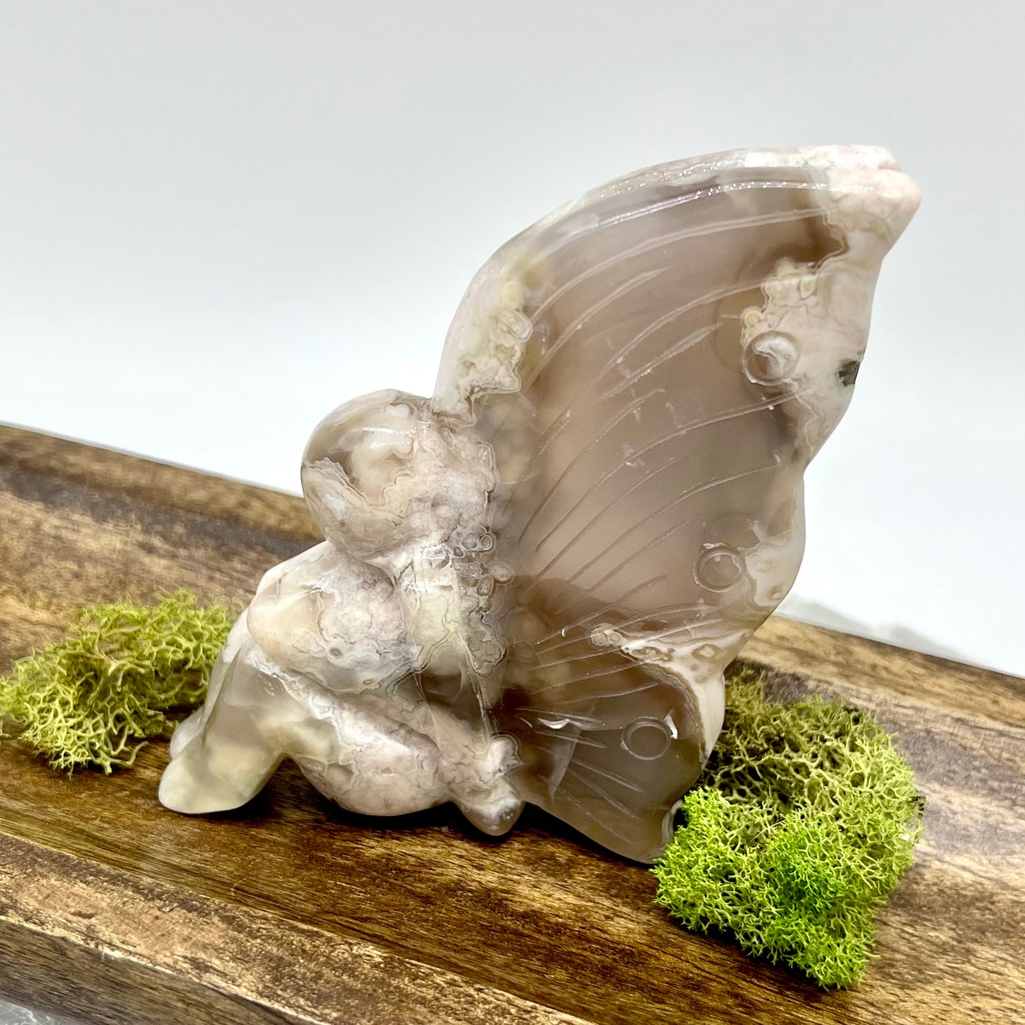 Fairy Flower Agate Carving